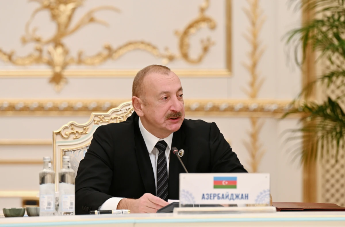 Prezident İlham Əliyev Düşənbədə MDB Dövlət Başçıları Şurasının məhdud tərkibdə iclasında çıxış etdi - YENİLƏNDİ 2 — 5