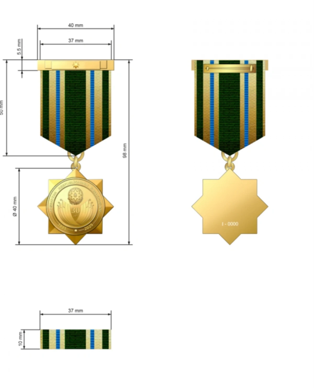 Konstitusiyanın 30 illiyi ilə bağlı yubiley medalının təsis edilməsini təsdiqləndi — 1