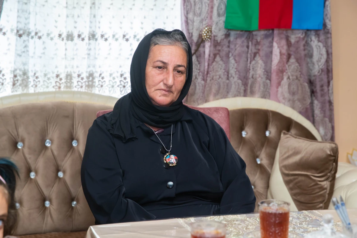 Vətən müharibəsi şəhidi Arif Qeybiyevin ailəsi ziyarət edildi — 5