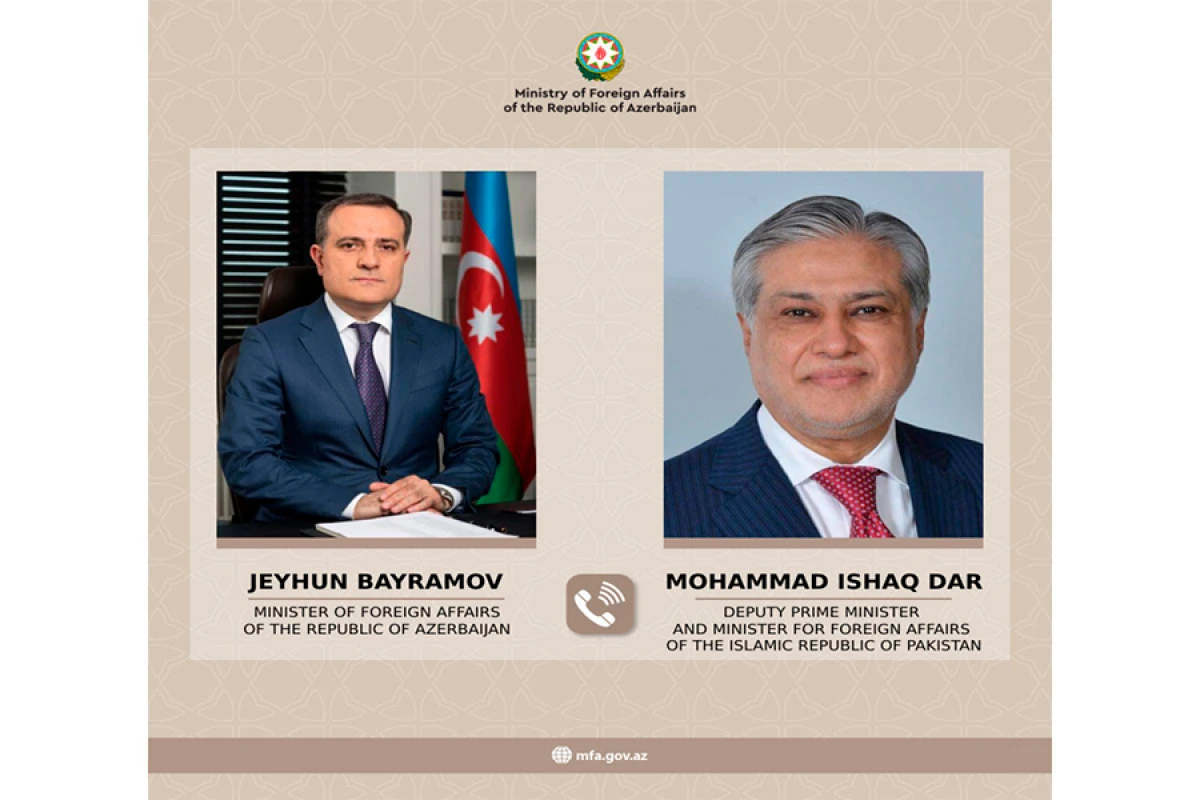 Azərbaycan və Pakistan XİN başçıları arasında telefon danışığı oldu - YENİLƏNDİ