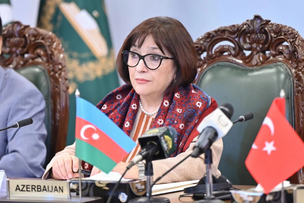 Azərbaycan-Pakistan-Türkiyə Parlament Sədrlərinin Üçüncü Üçtərəfli Görüşünün açılış mərasimi keçirildi — 3