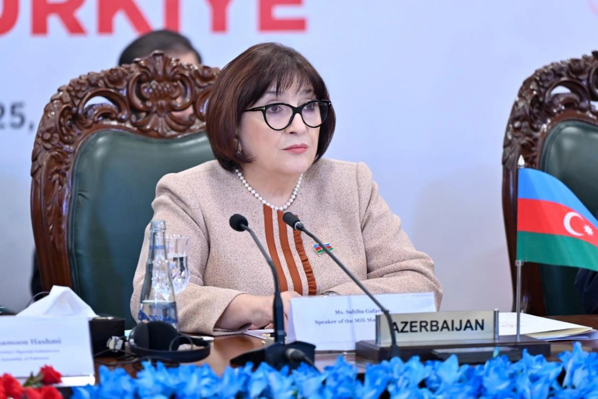 Azərbaycan-Pakistan-Türkiyə Parlament Sədrlərinin Üçüncü Üçtərəfli Görüşünün açılış mərasimi keçirildi — 6