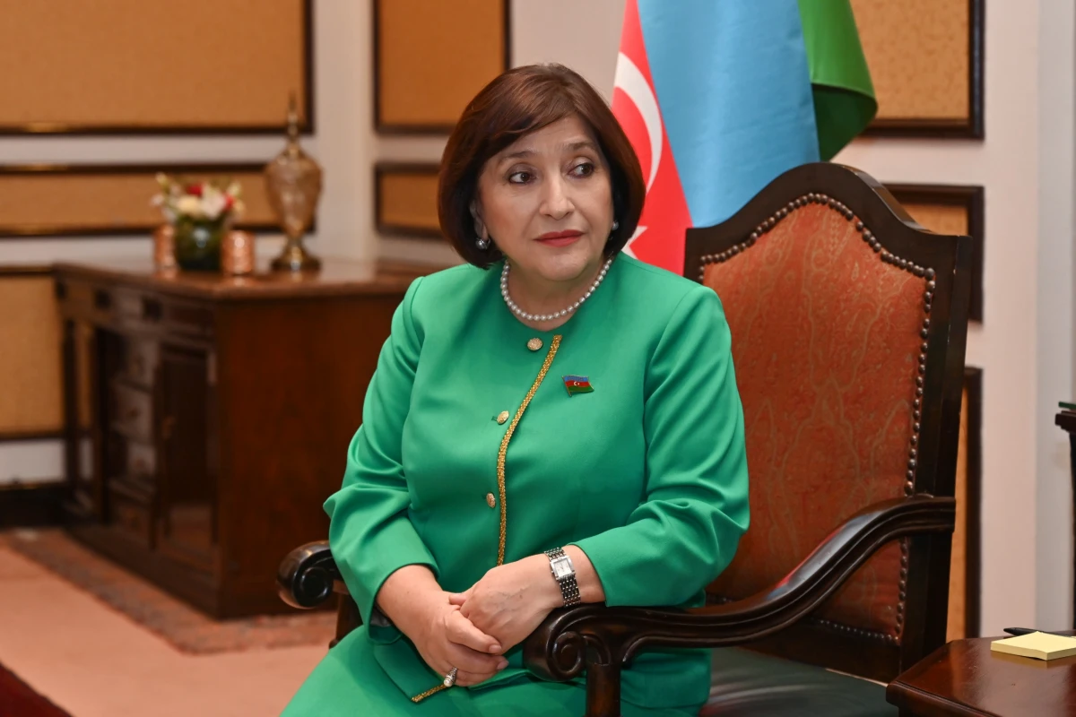 Sahibə Qafarova Pakistan Senatının sədri ilə görüşdü — 5