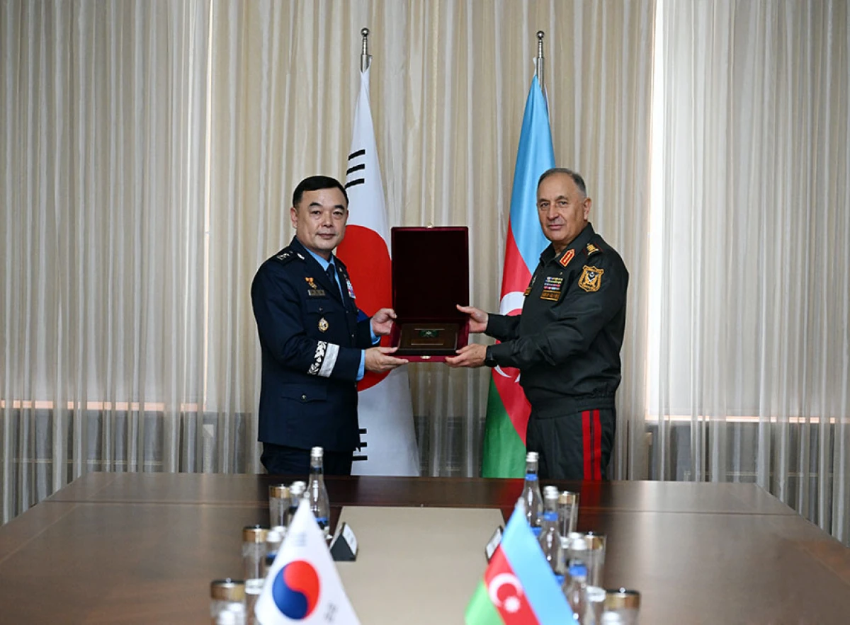 Azərbaycan və Koreya hərbi əməkdaşlığı müzakirə olundu — 1