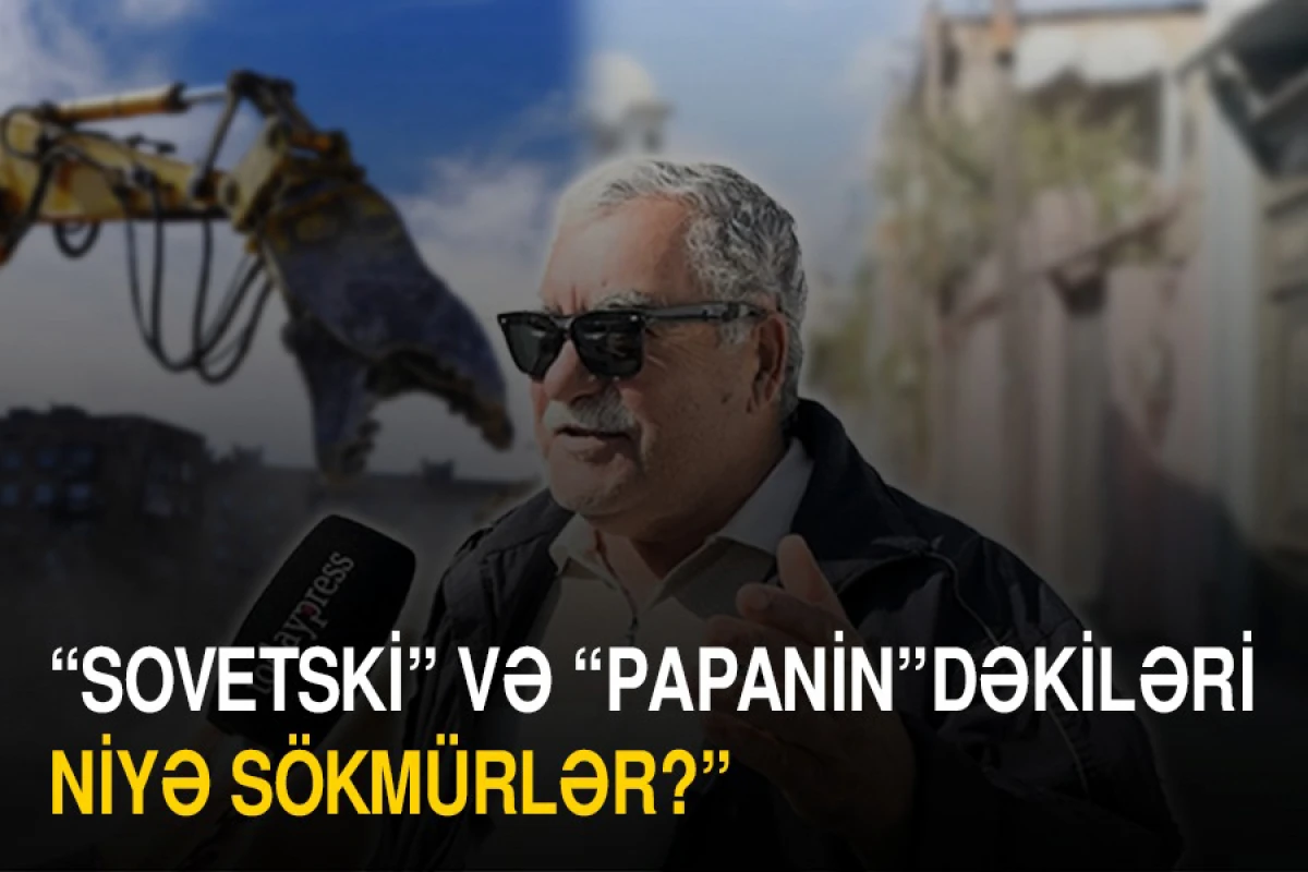 Yasamalda evlər plana düşür: "Heç maraqlanıblar ki, evlər neçəyədir?!"