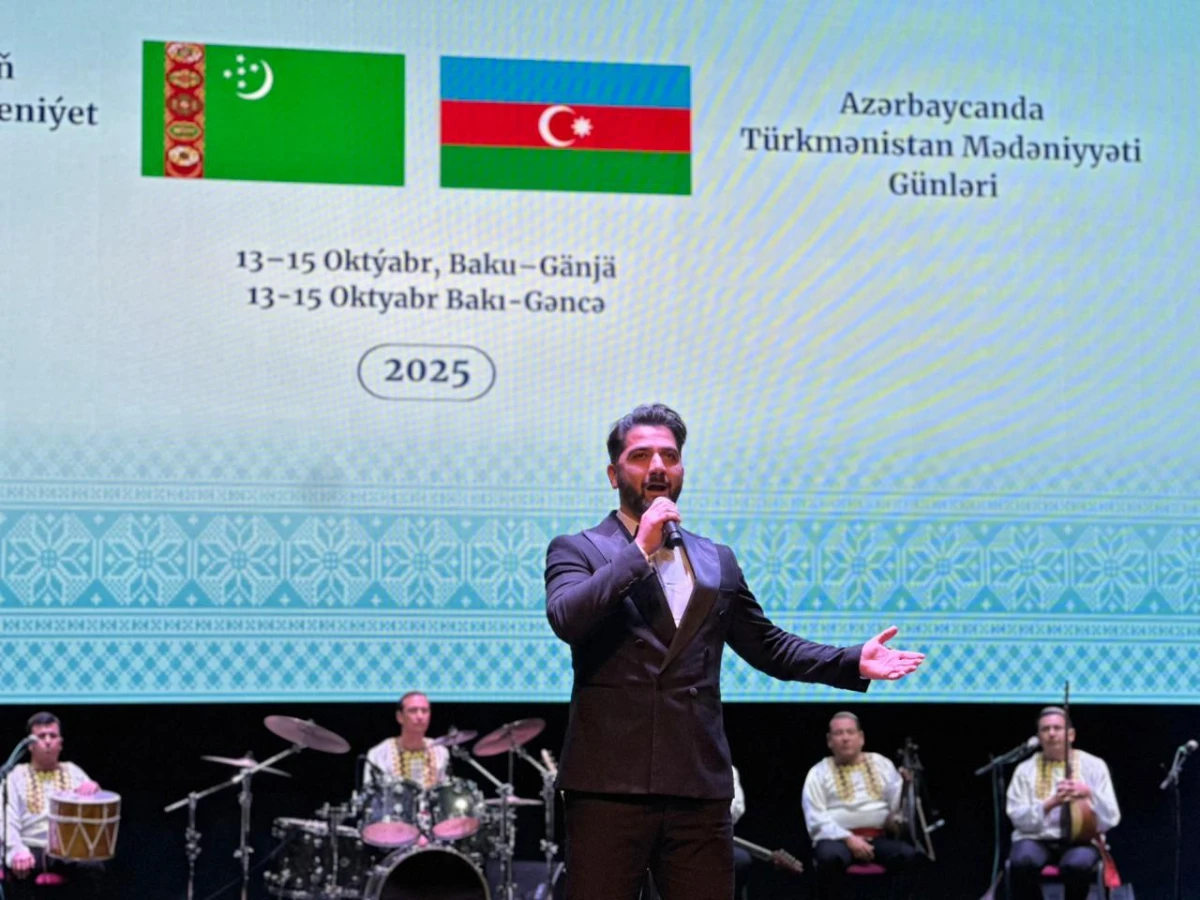 Türkmənistan Mədəniyyəti Günləri Gəncədə konsert proqramı ilə başa çatdı — 6
