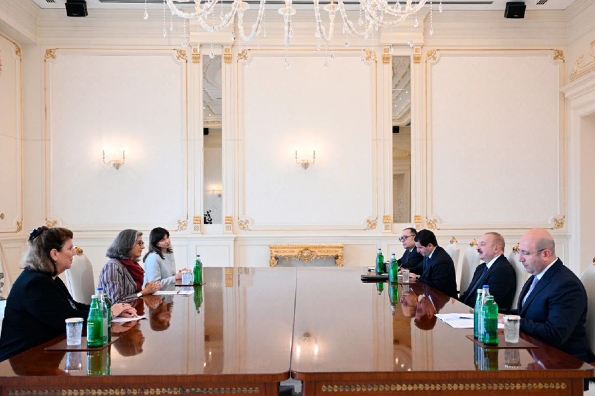 Prezident Anaklaudia Rossbaxı qəbul etdi