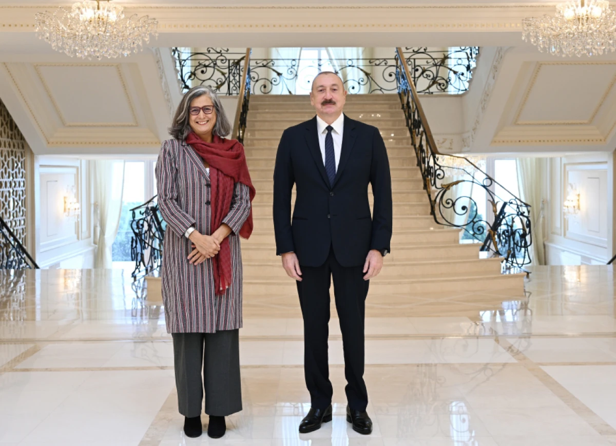 Prezident Anaklaudia Rossbaxı qəbul etdi — 2