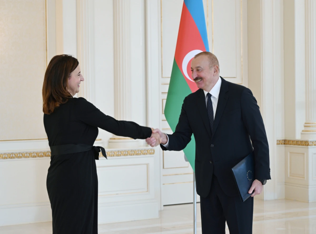 Prezident İlham Əliyev Mariyana Kuyundziçin etimadnaməsini qəbul etdi — 4