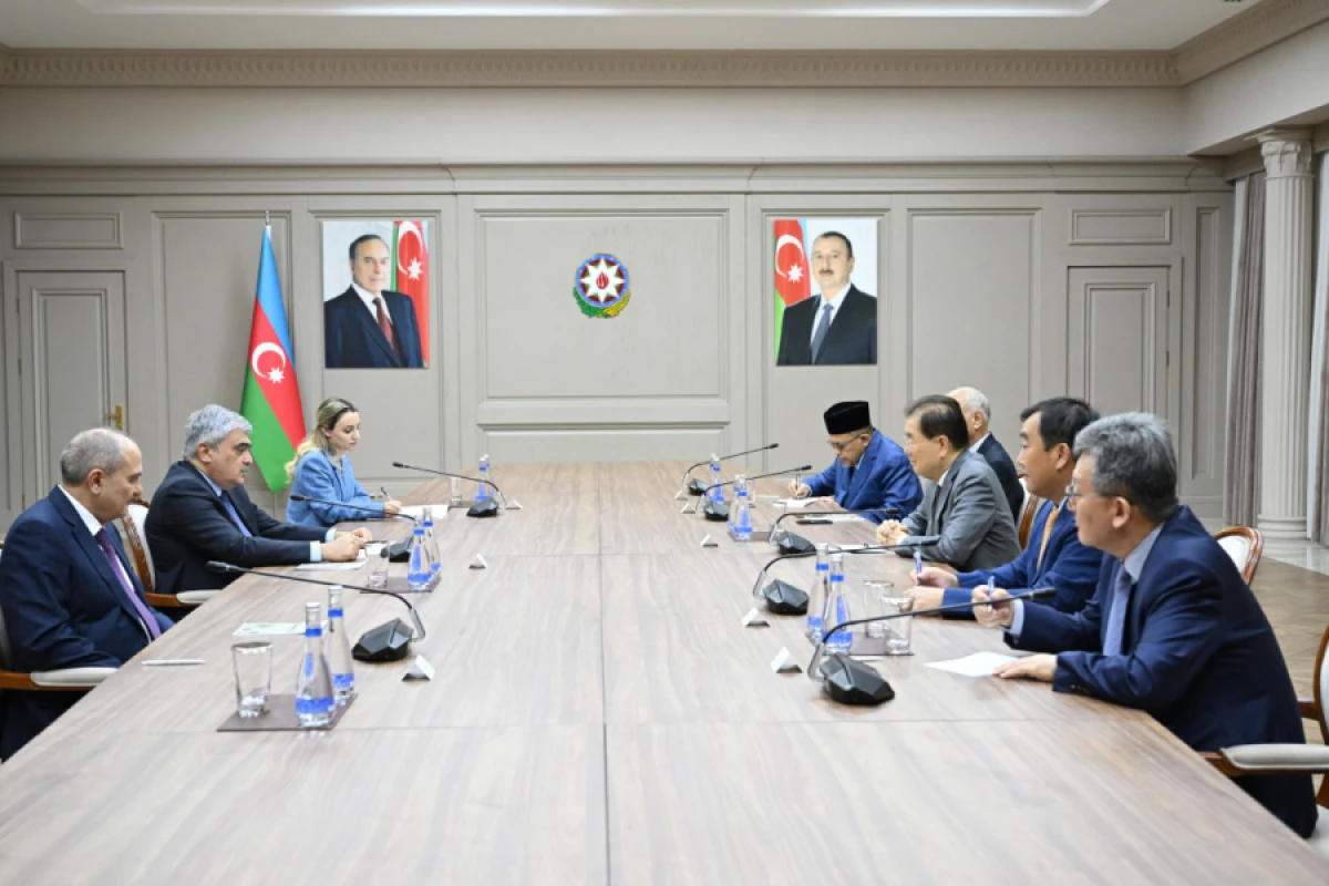 Samir Şərifov Asiya Siyasi Partiyalarının Beynəlxalq Konfransının Daimi Komitəsinin nümayəndə heyəti ilə görüşdü