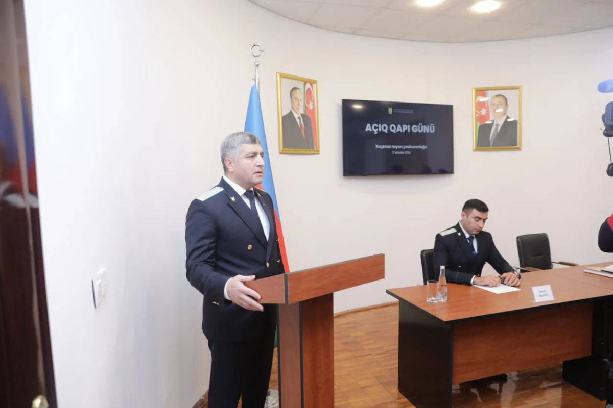 Xaçmaz Rayon Prokurorluğunda “Açıq Qapı” Günü Keçirildi — 1