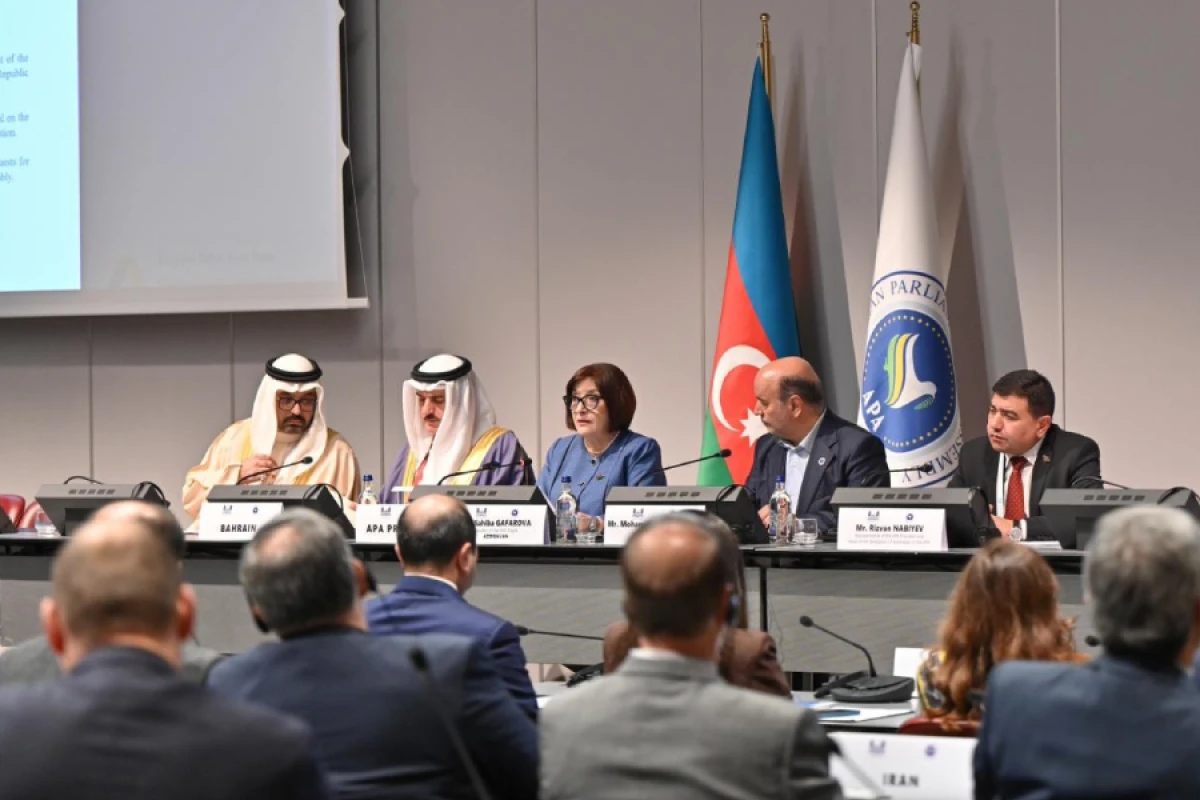Sahibə Qafarova Asiya Parlament Assambleyasının Koordinasiya görüşünə sədrlik etdi