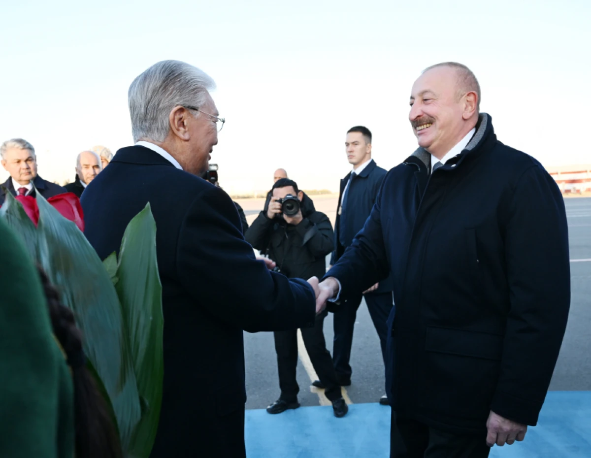 Azərbaycan Prezidenti İlham Əliyev Qazaxıstana dövlət səfərinə gəldi — 8