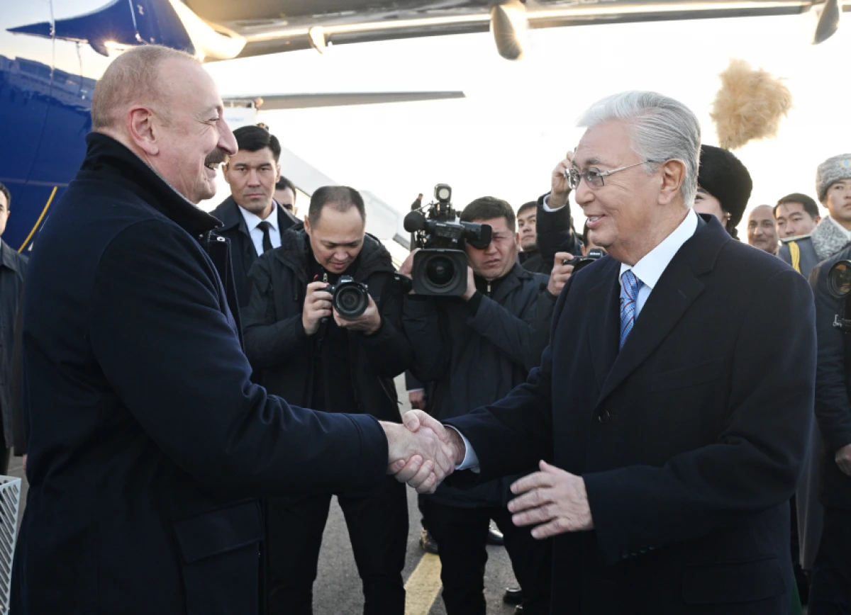 Azərbaycan Prezidenti İlham Əliyev Qazaxıstana dövlət səfərinə gəldi — 9