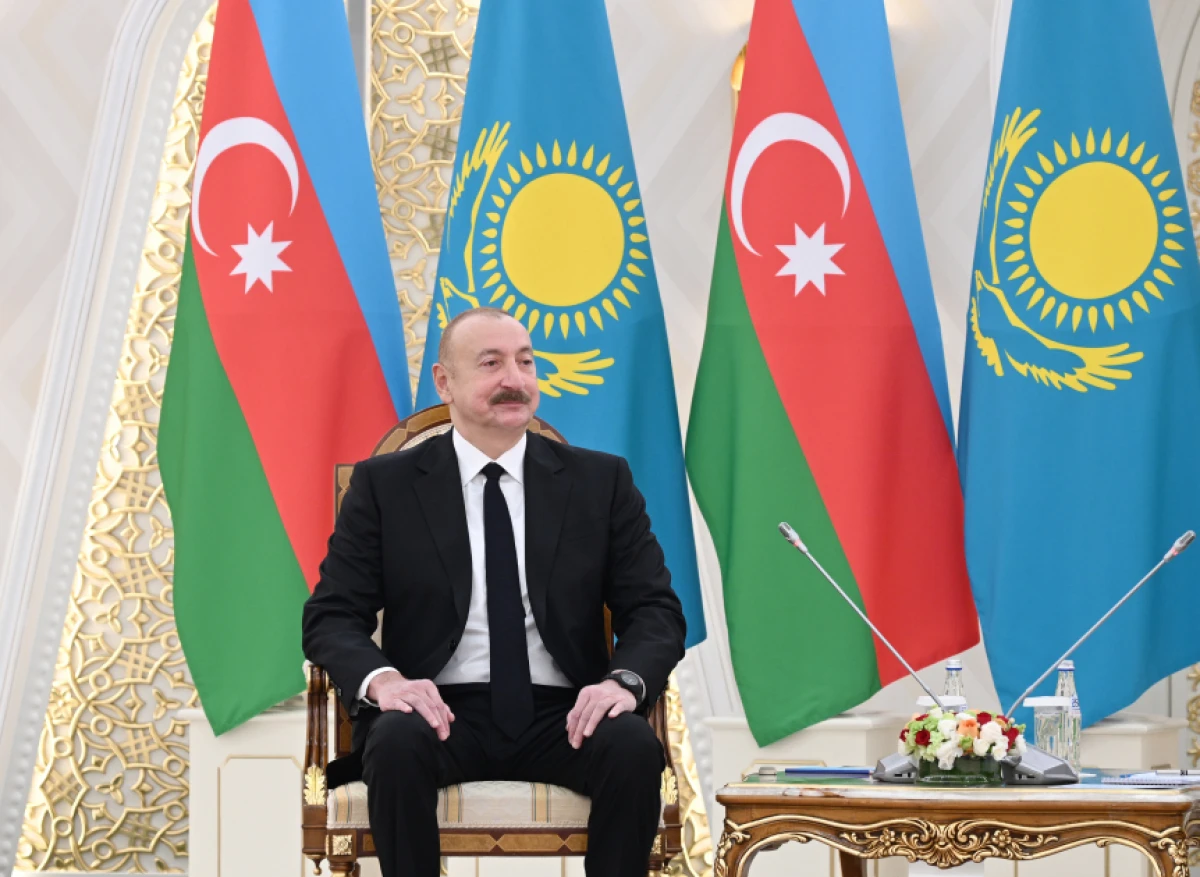 Astanada Azərbaycan və Qazaxıstan Prezidentlərinin təkbətək görüşü oldu — 1