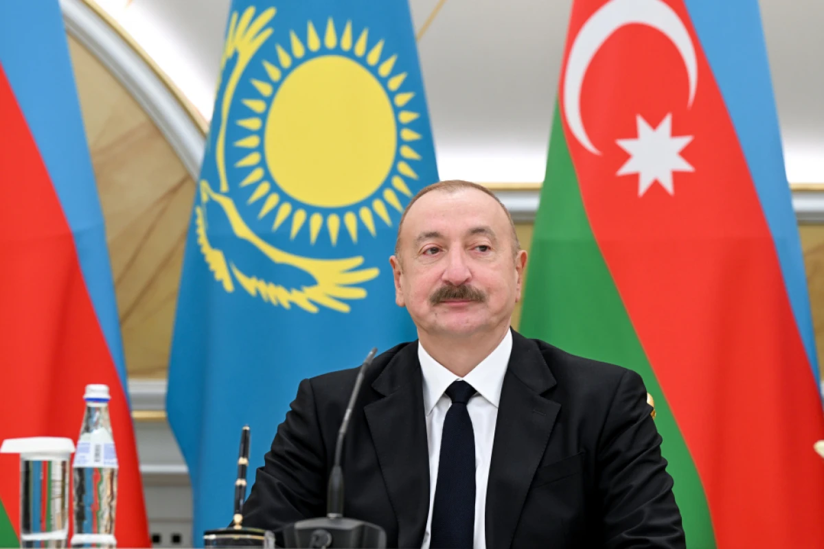 Azərbaycan və Qazaxıstan prezidentləri mətbuata bəyanatlarla çıxış etdilər - YENİLƏNDİ — 2