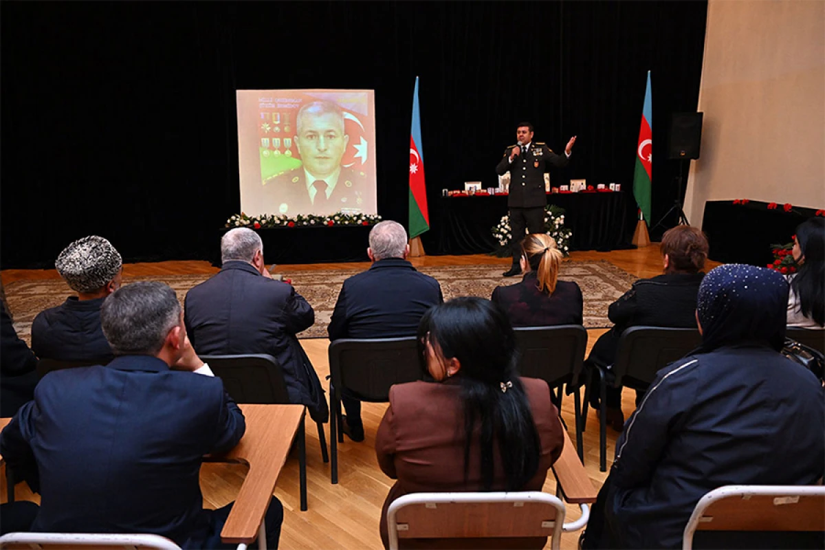 Vətən Müharibəsi Qəhrəmanı Şükür Həmidovun anım mərasimi keçirildi