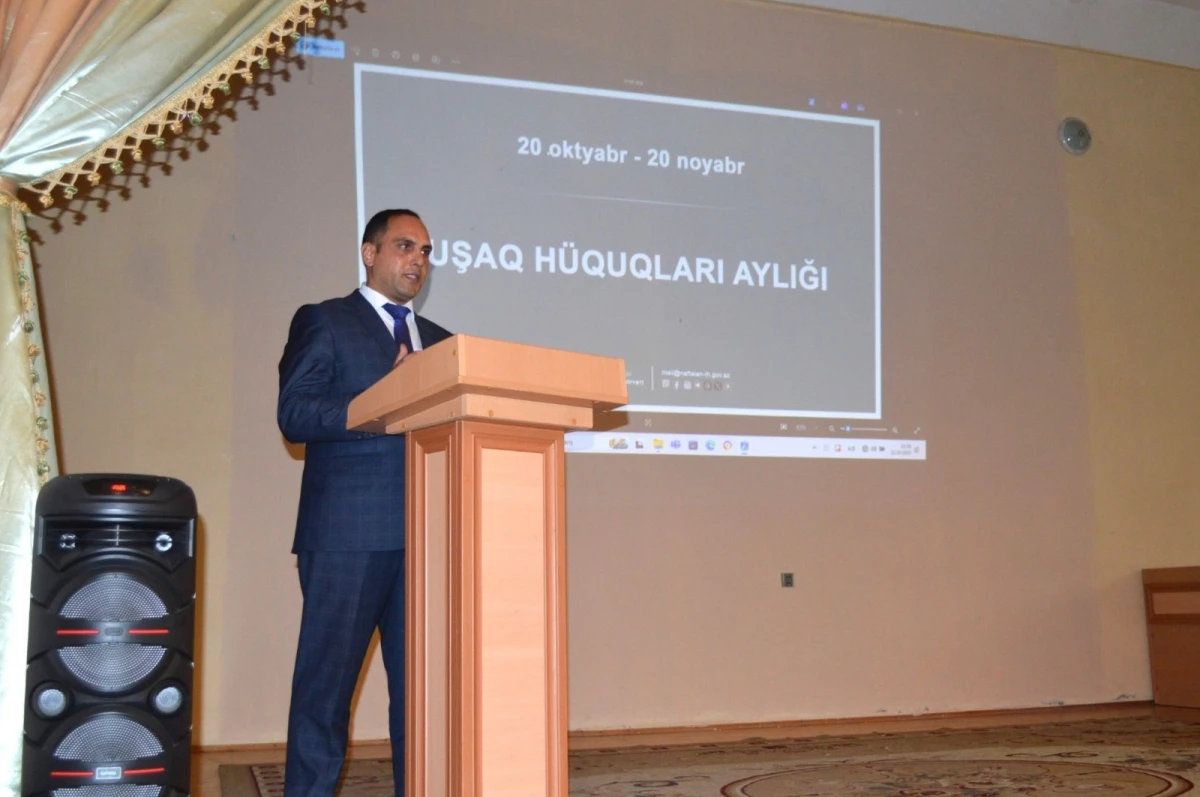 Uşaq Hüquqları Aylığı çərçivəsində Naftalanda hüquqi-maarifləndici tədbir keçirildi — 1