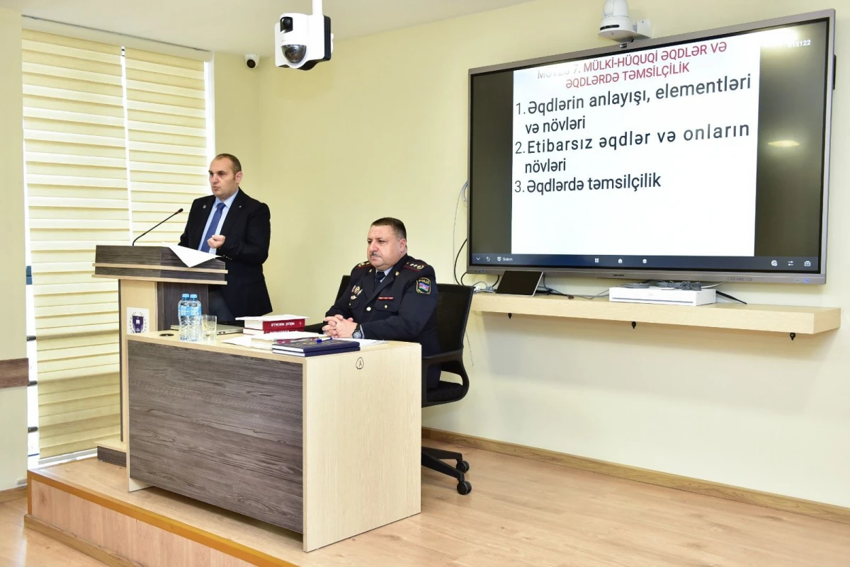 Polis Akademiyasında mütəxəssislər interaktiv dərslərə cəlb olundu — 2