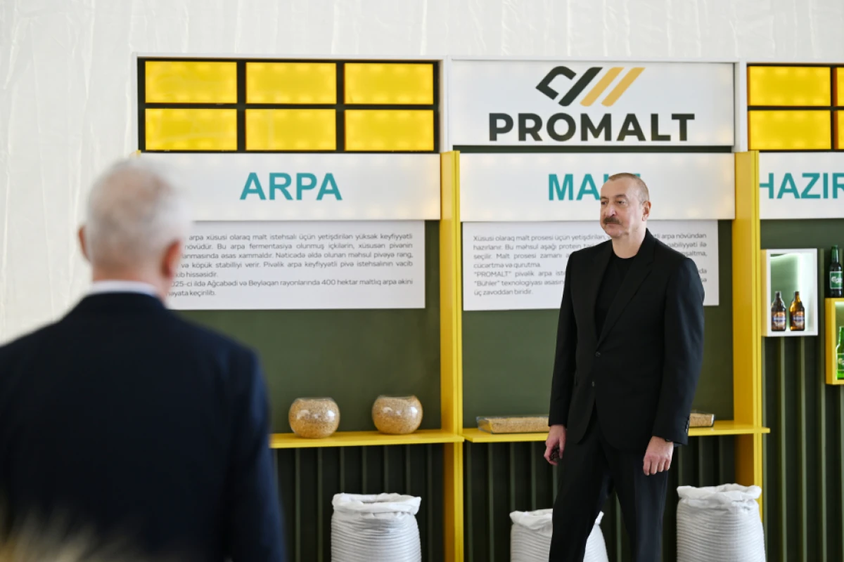 İmişlidə “Promalt” MMC-nin arpa emalı müəssisəsi istifadəyə verildi — 4