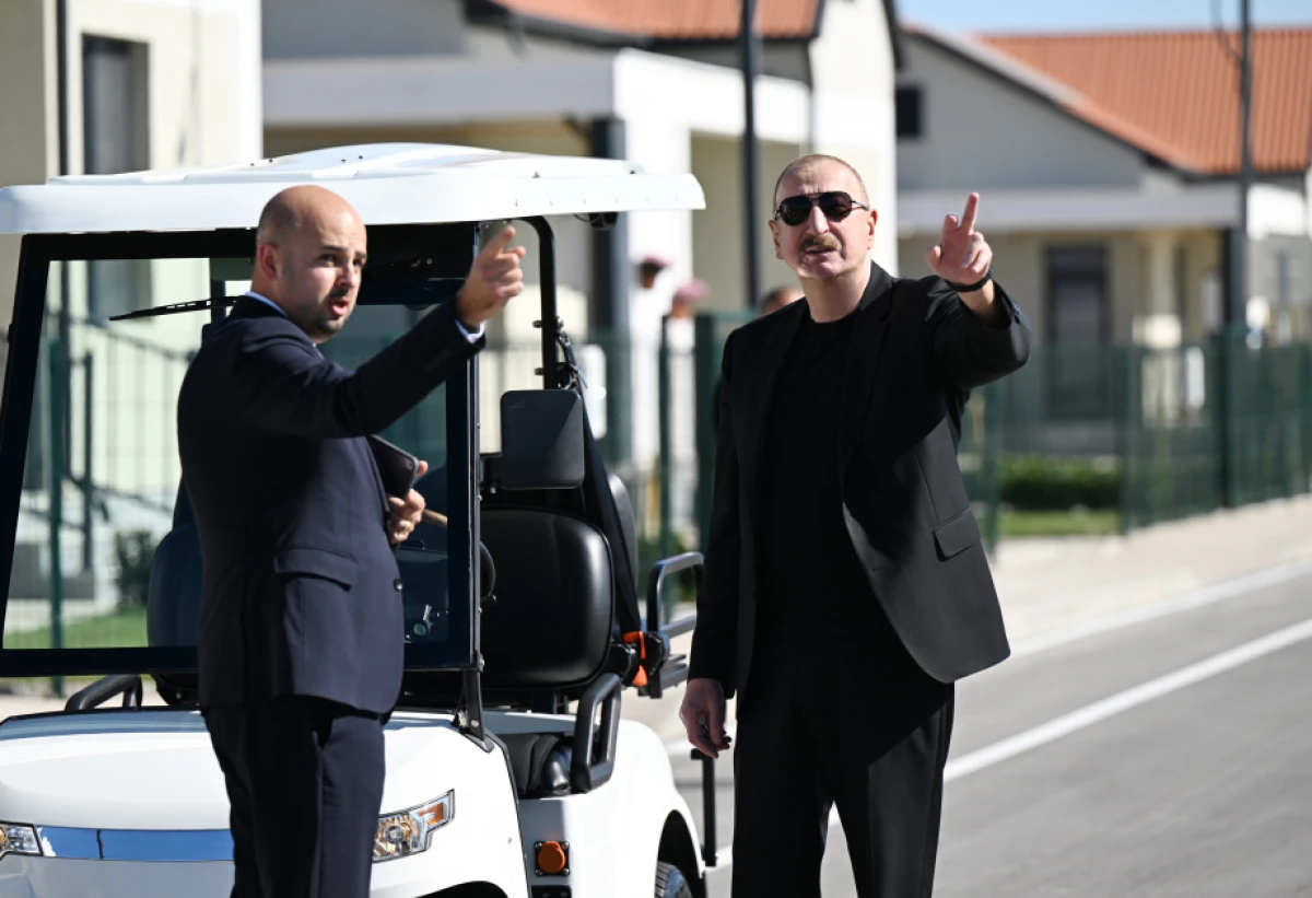 İlham Əliyev Cəbrayıl rayonunun Horovlu kəndinin birinci mərhələsinin açılışında iştirak etdi — 1