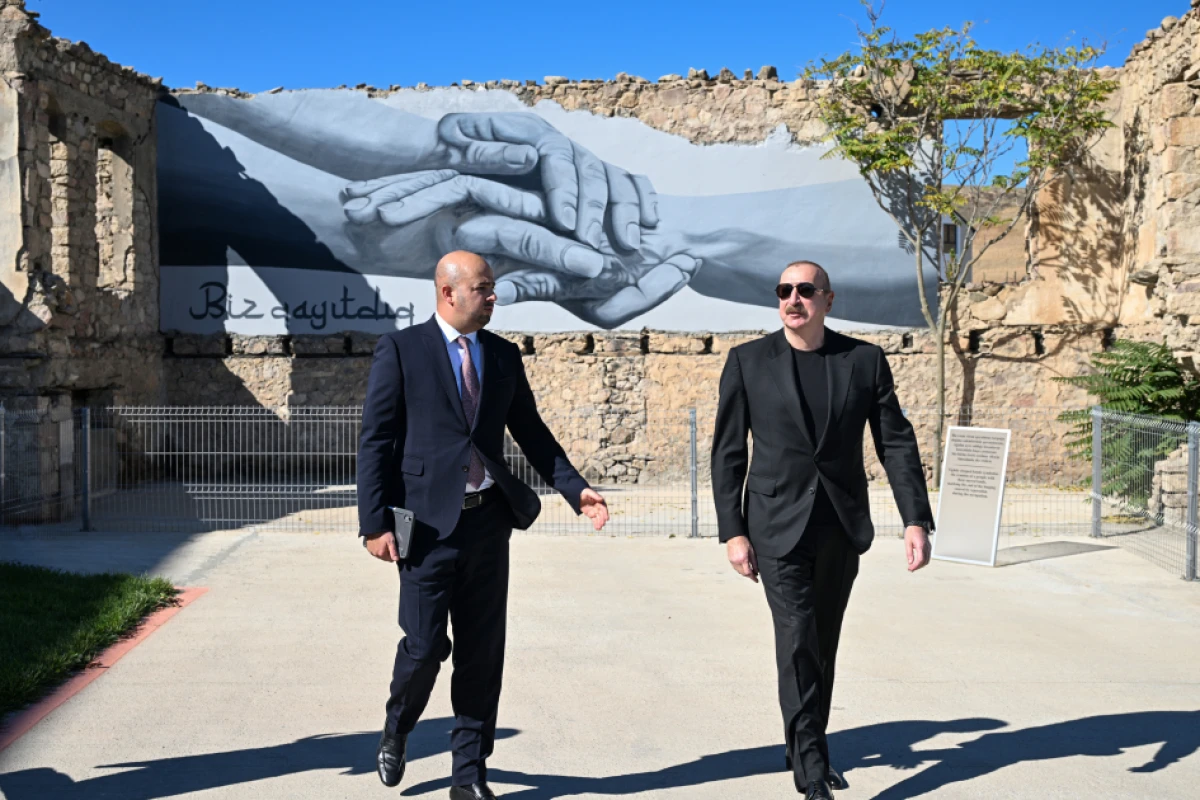 İlham Əliyev Cəbrayıl rayonunun Horovlu kəndinin birinci mərhələsinin açılışında iştirak etdi — 4