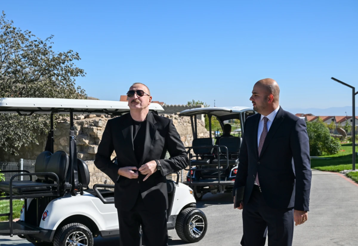İlham Əliyev Cəbrayıl rayonunun Horovlu kəndinin birinci mərhələsinin açılışında iştirak etdi — 8