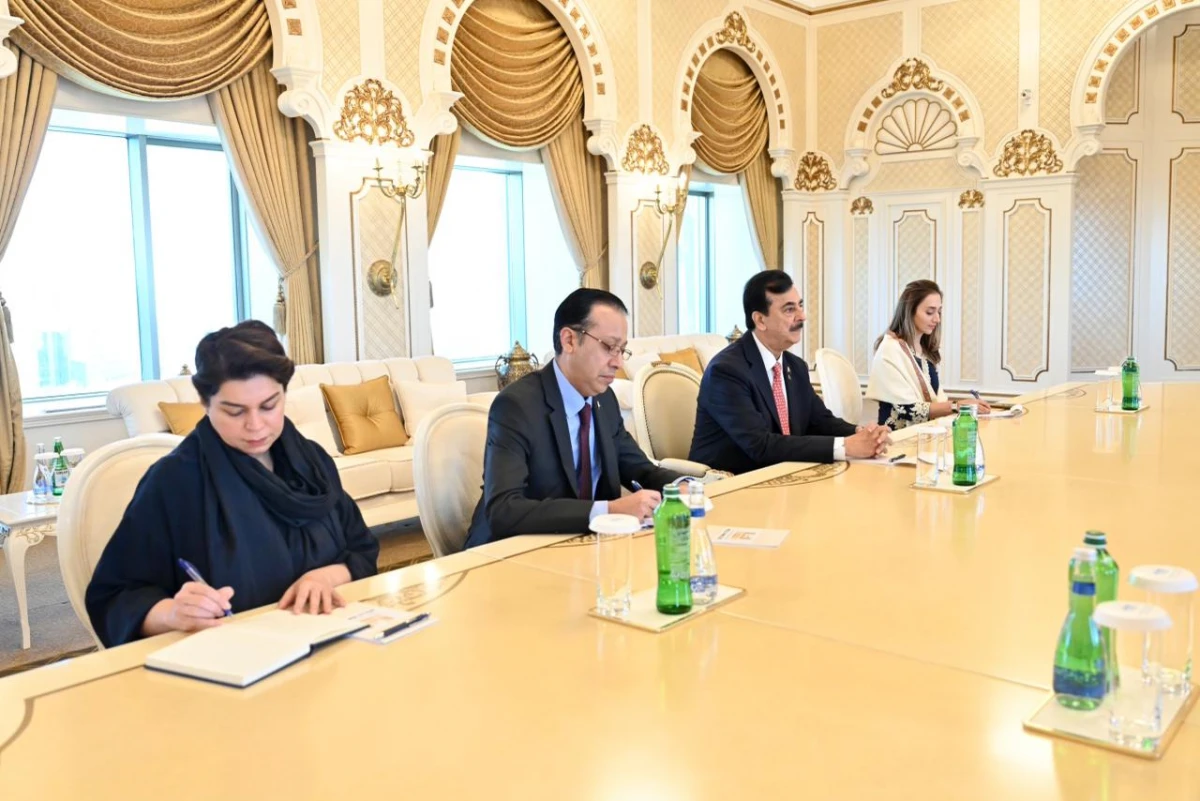 Milli Məclis və Pakistan Senatının sədrlərinin görüşü oldu — 2