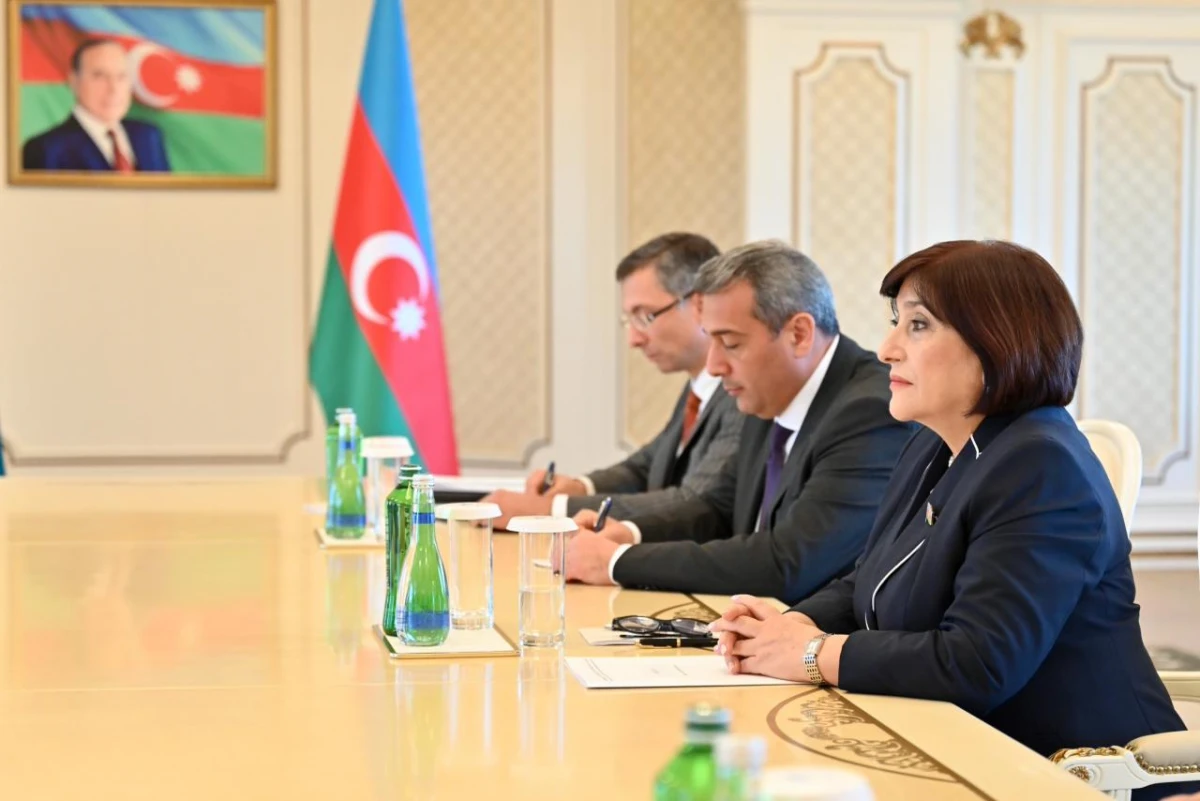 Milli Məclis və Pakistan Senatının sədrlərinin görüşü oldu — 3