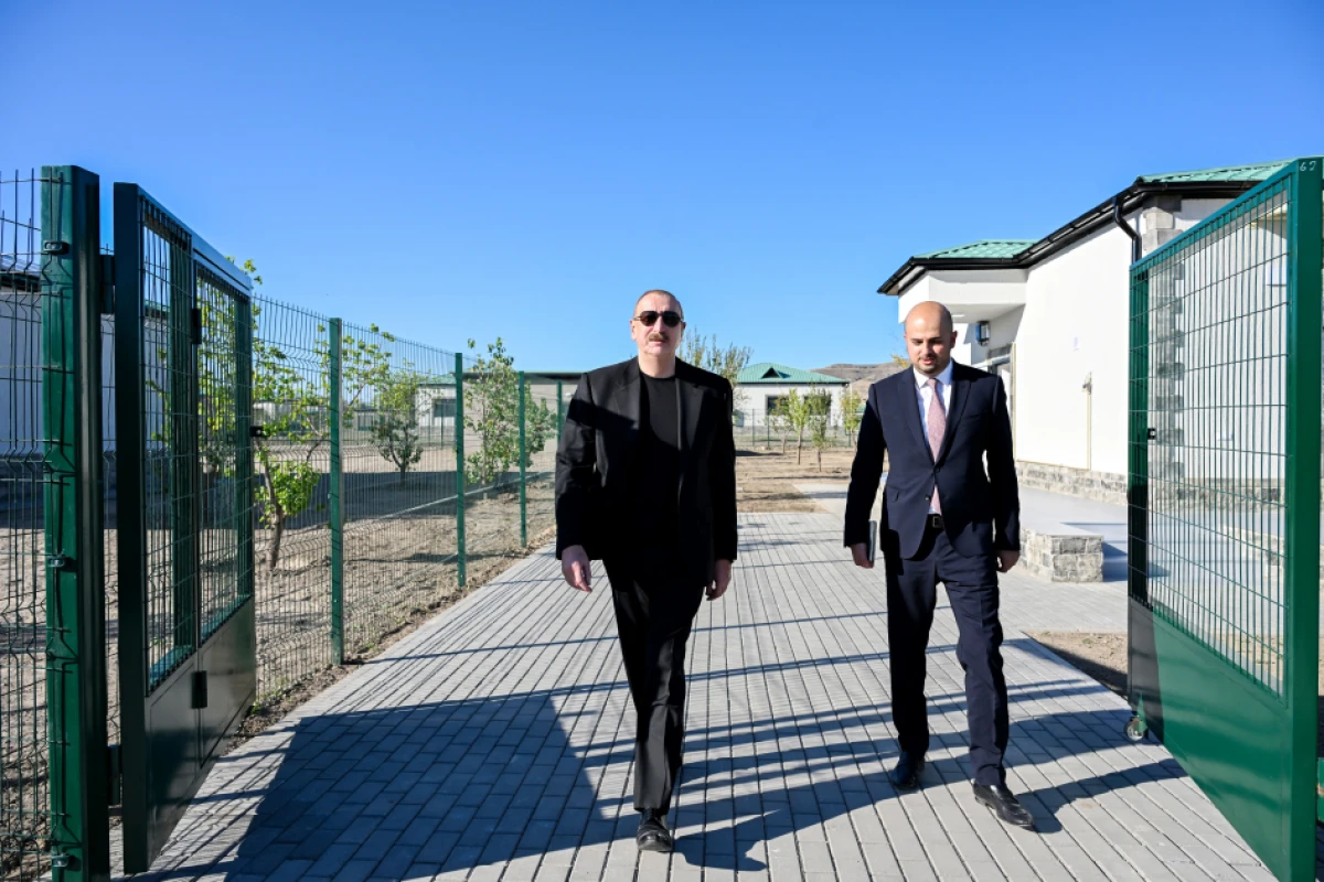 Prezident Zəngilanın Ağalı kəndinin 2-ci mərhələsinin və Məmmədbəyli kəndinin açılışlarında iştirak etdi — 1