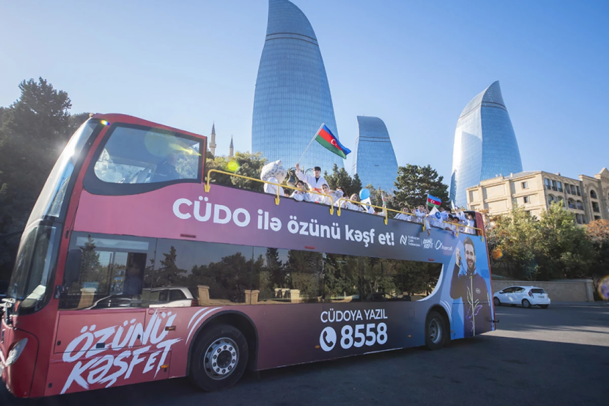Ümumdünya Cüdo Günü ilə əlaqədar “Şəhər turu” həyata keçirildi