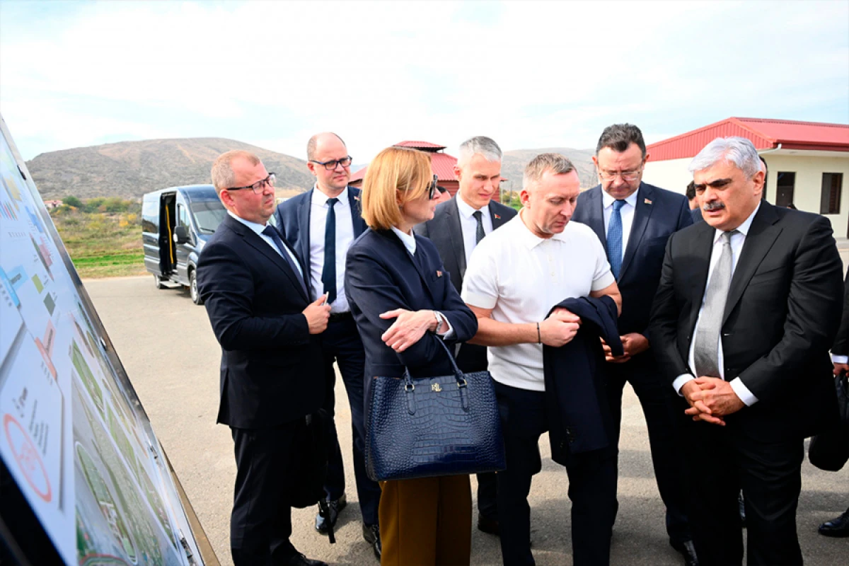 Azərbaycan və Belarusun Baş nazirlərinin müavinləri Ağdamın Qızıl Kəngərli kəndində oldular
