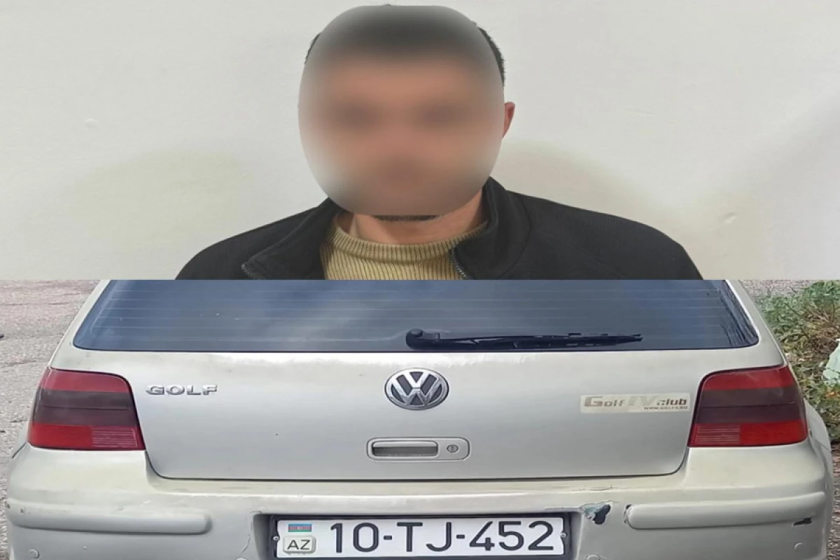 Narkotikin təsiri altında avtomobil idarə edən şəxs saxlanıldı
