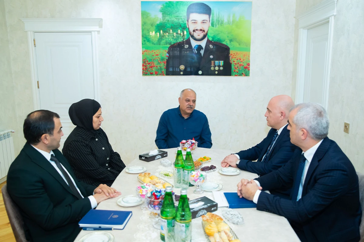 Vətən müharibəsi şəhidi Cavid Cabarzadənin ailəsi ziyarət olundu