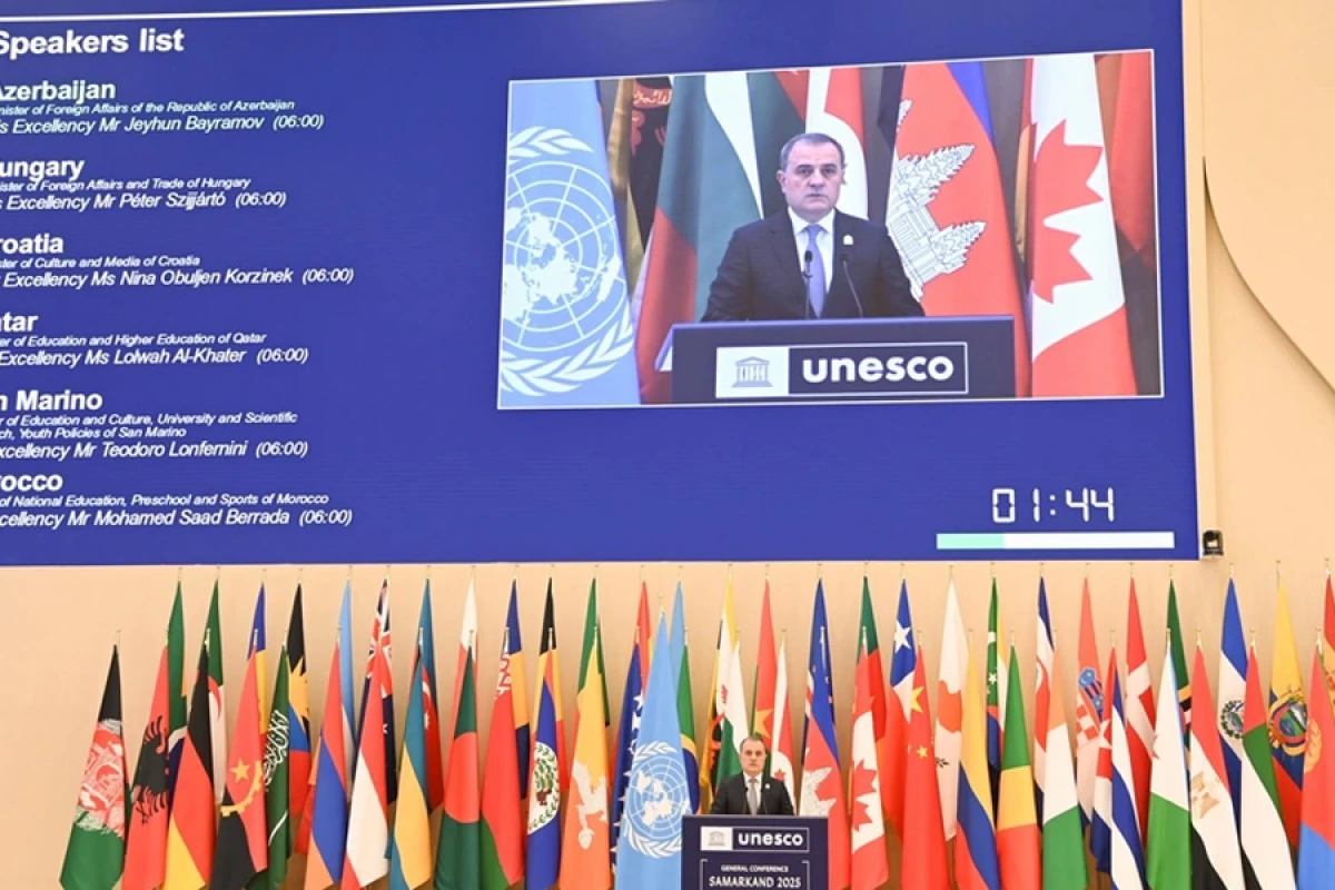 Azərbaycan XİN başçısı: UNESCO ilə əməkdaşlığın prioritet istiqamətləri süni intellekt və elmi diplomatiyadır