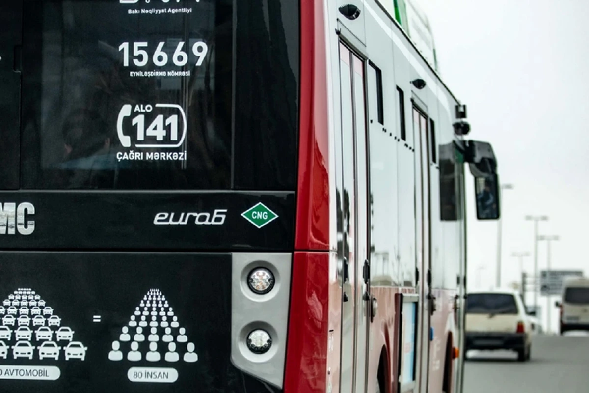 "Elmlər Akademiyası" metrostansiyası ilə Bayıl parkı istiqamətində hərəkət edən avtobuslar yenilənir