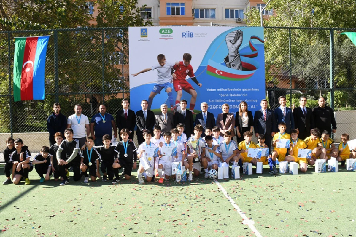 Leyla Əliyevanın təşəbbüsü ilə keçirilən minifutbol turniri yekunlaşdı