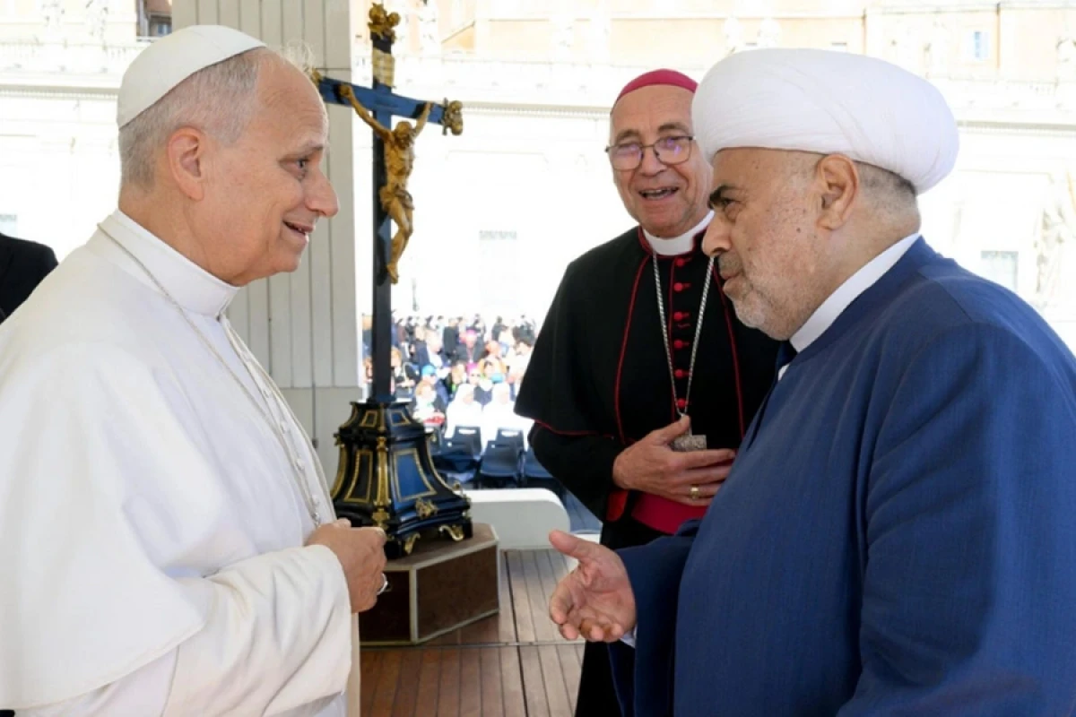 Allahşükür Paşazadə Roma Papası ilə görüşdü