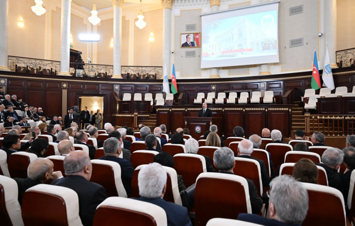 Prezident AMEA-nın 80 illik yubileyinə həsr olunmuş tədbirdə çıxış etdi - YENİLƏNDİ — 5