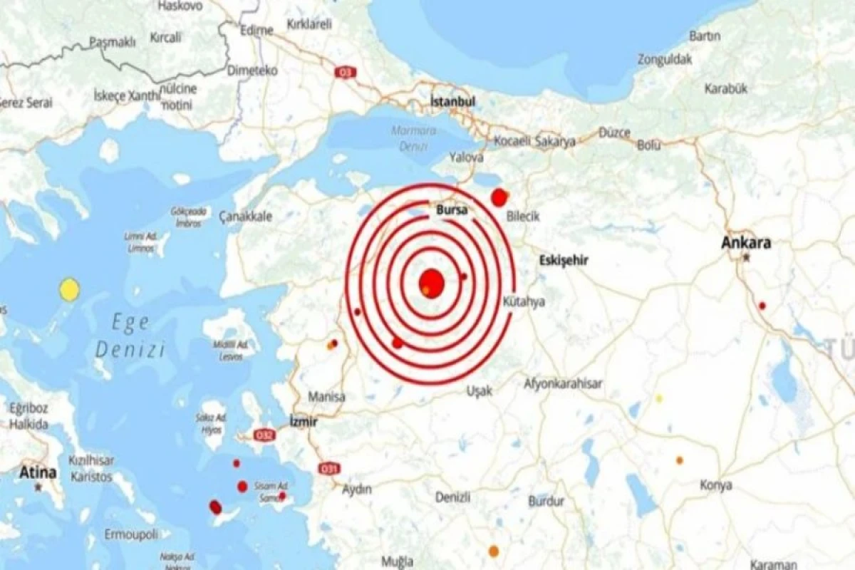 Türkiyədə 4,9 bal gücündə zəlzələ oldu
