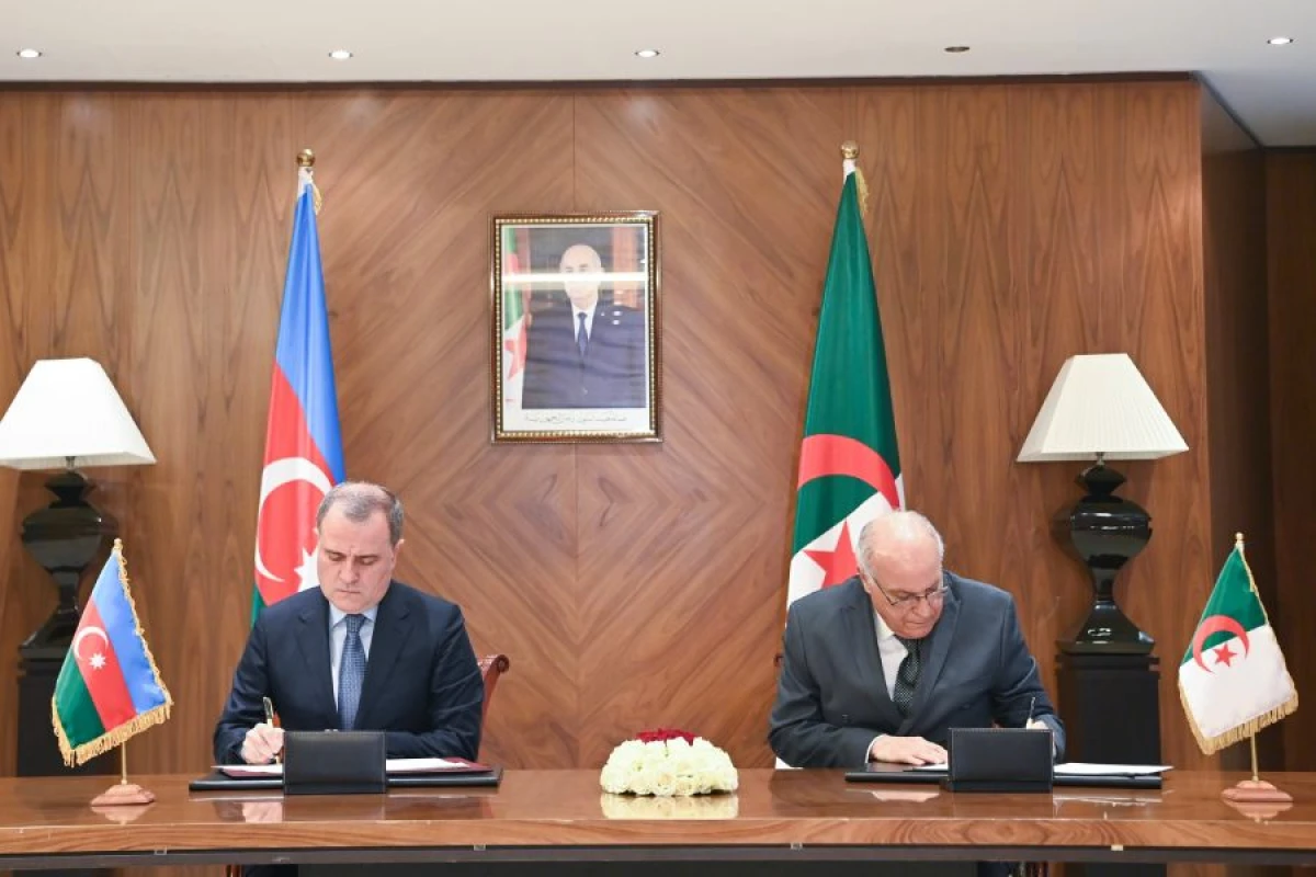 Azərbaycan və Əlcəzair arasında Saziş imzalandı