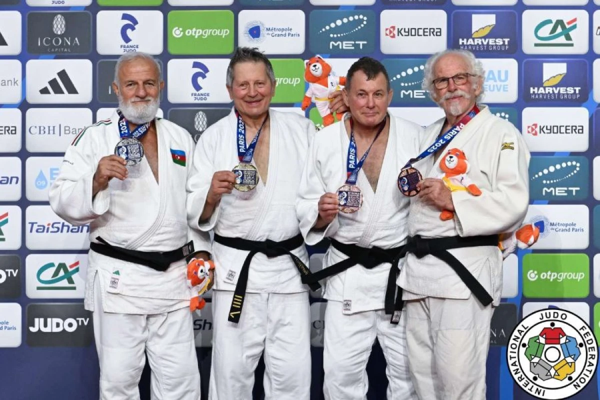 Veteran cüdoçular mundialı altı medalla bitirdilər