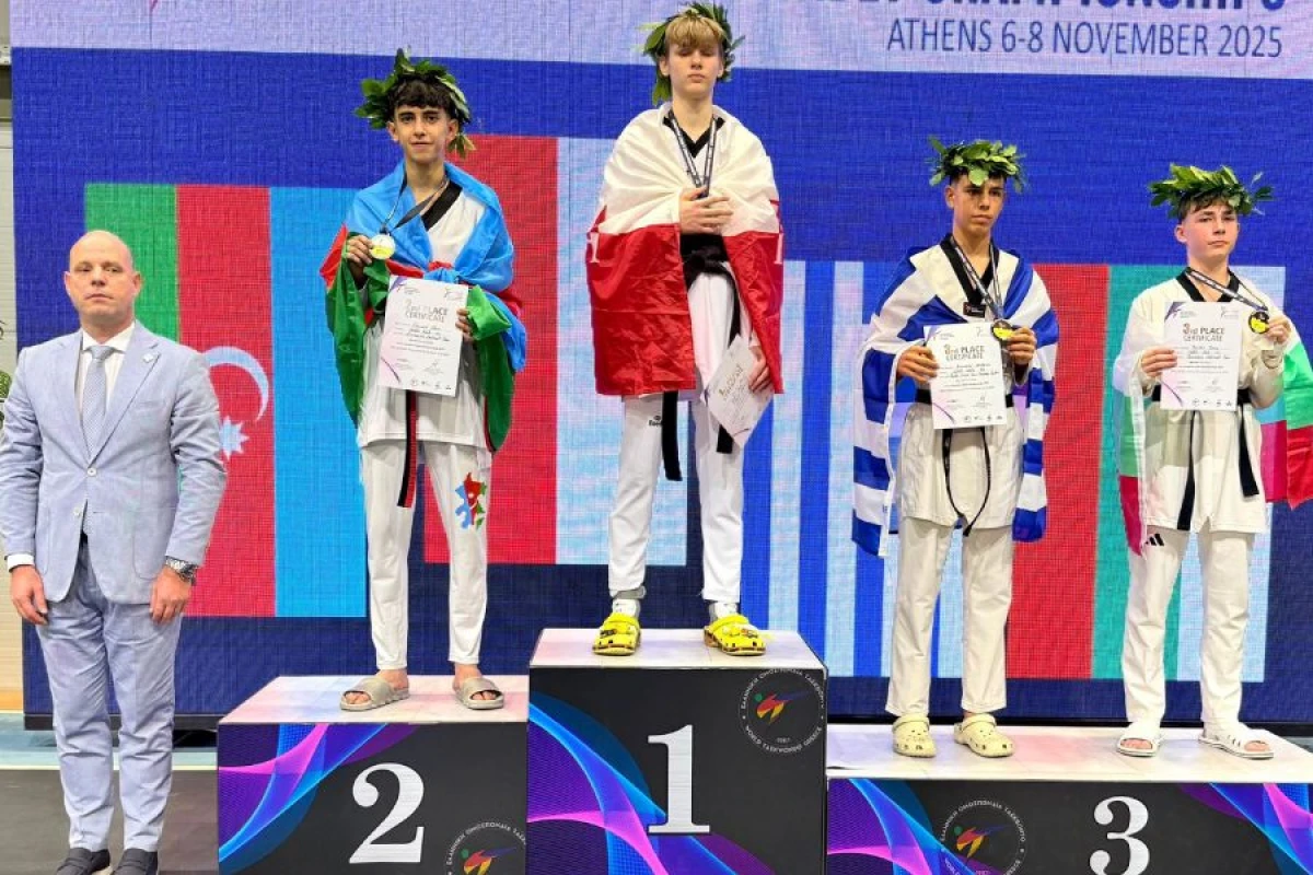 Taekvondoçumuz Avropada ikinci oldu