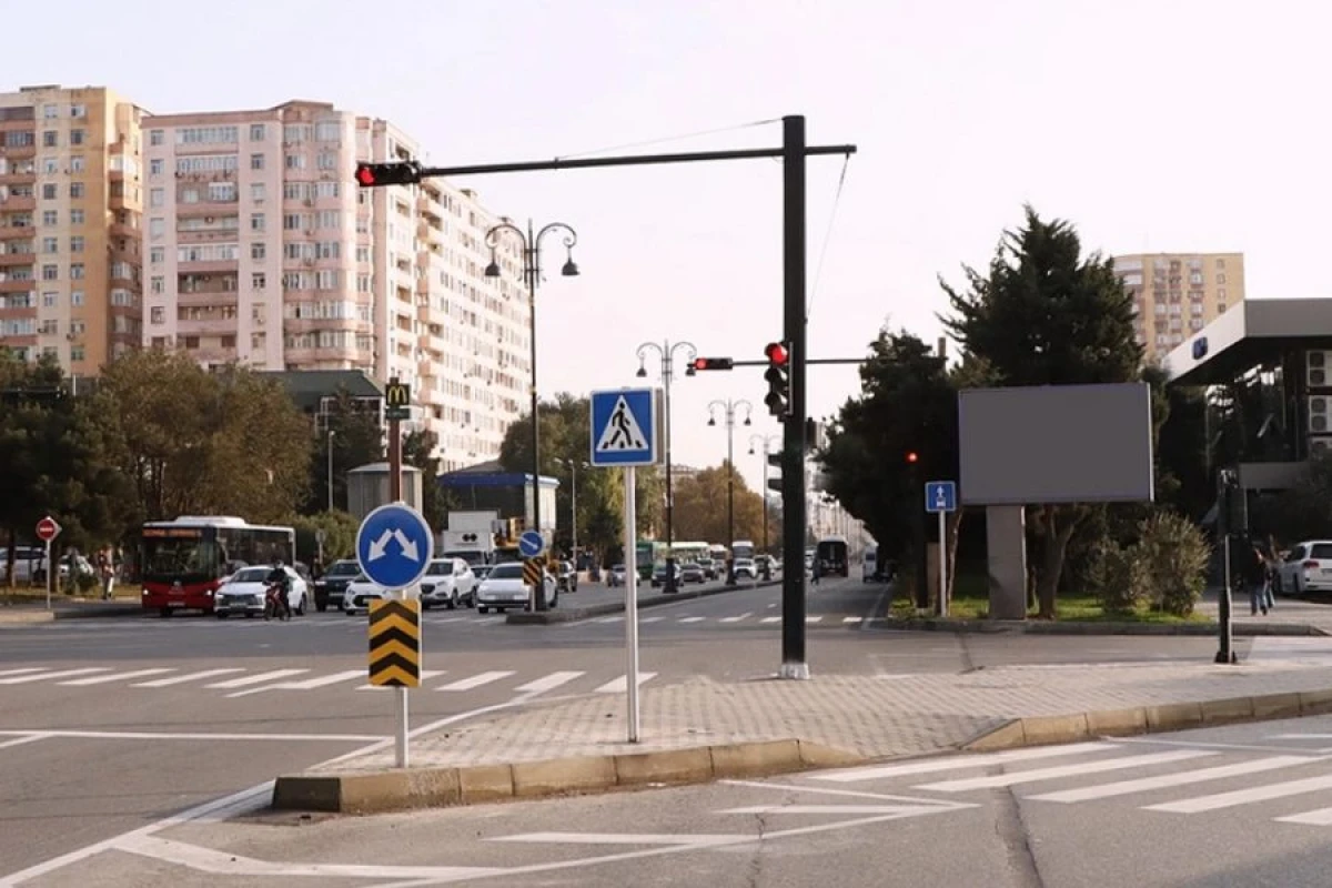 Daha bir yerdə hərəkət intensivliyi və piyada təhükəsizliyi artırıldı