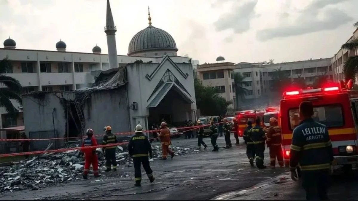 İndoneziyada  məsciddə partlayış: 55 yaralı