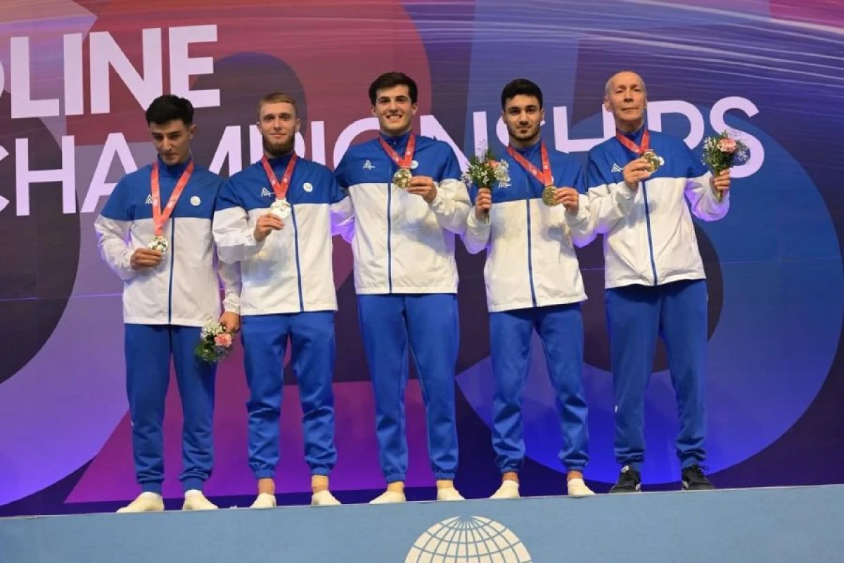 Tamblinq gimnastları dünya çempionu oldular
