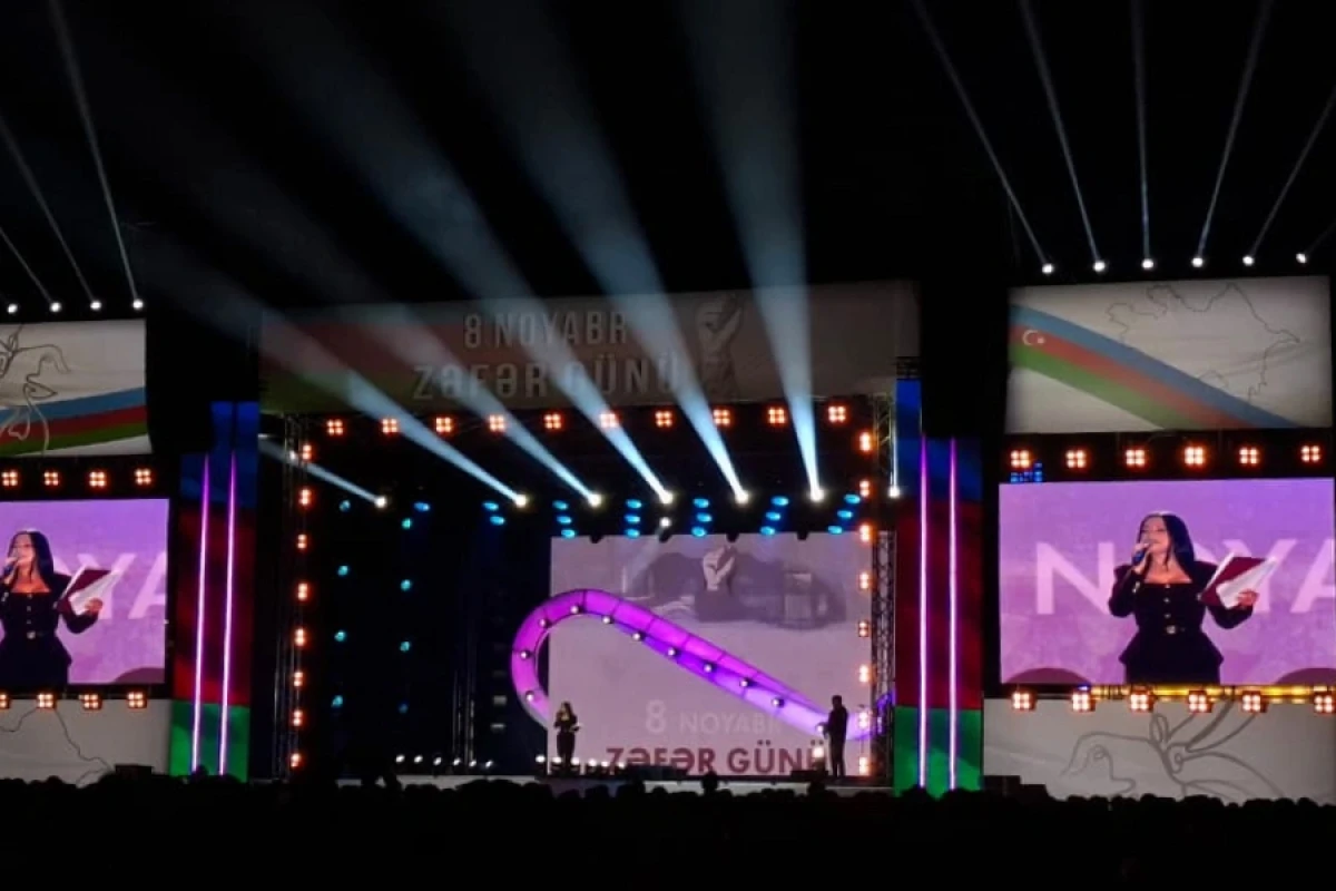 Gəncədə konsert keçirildi, atəşfəşanlıq oldu