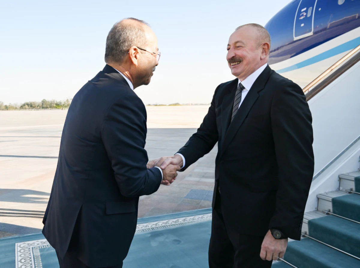 Prezident İlham Əliyev Özbəkistana səfərə gəldi — 2