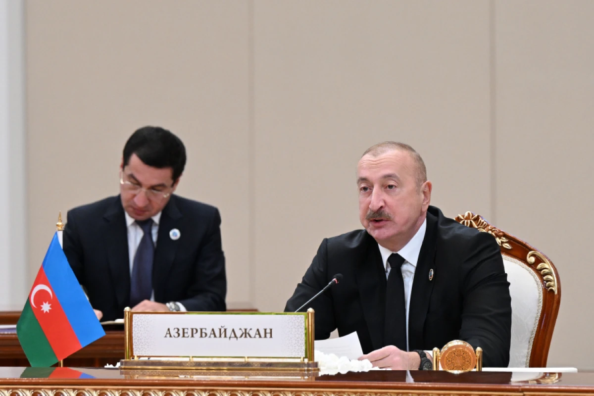 Daşkənddə Mərkəzi Asiya Dövlət Başçılarının 7-ci Məşvərət Görüşünün iclası keçirildi, Prezident İlham Əliyev tədbirdə çıxış etdi