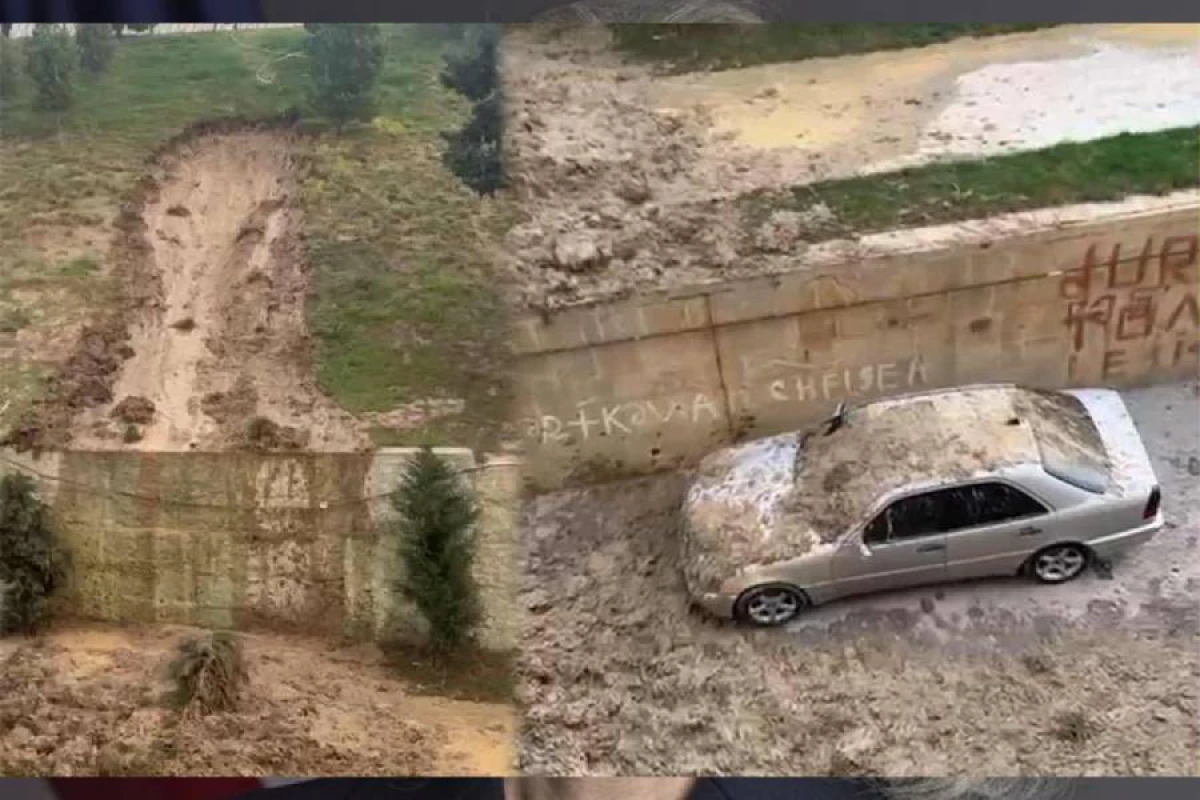Əhmədlidəki sürüşmə hadisəsindən sonra yamacda yeni çatlar aşkarlandı